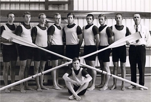 Founding Crew with Coach Duvall Hecht - 1965