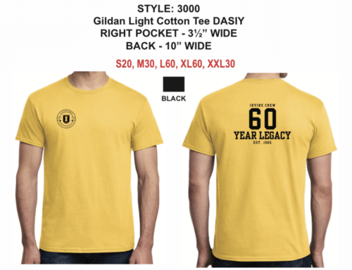 60th Anniversary T-shirt